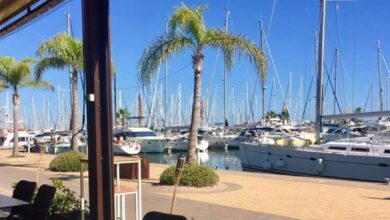 Marina views and fantastic food